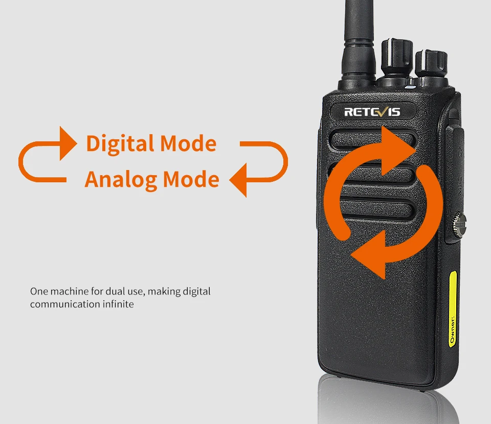 retevis rt81 dmr digital walkie talkie 2 pcs powerful long range walkie talkie 10w waterproof portable two way radio for hunting free global shipping