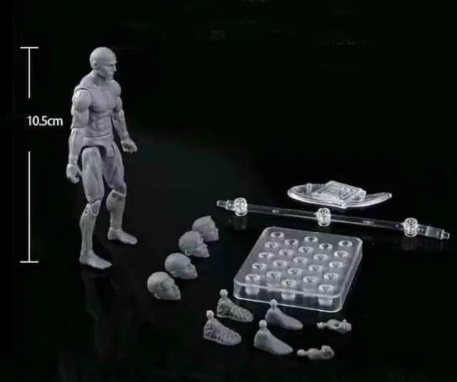 Аниме Archetype He She Ferrite Figma подвижные тела Feminino Kun Body Chan ПВХ фигурка модель игрушки Кукла коллекционная - Цвет: a