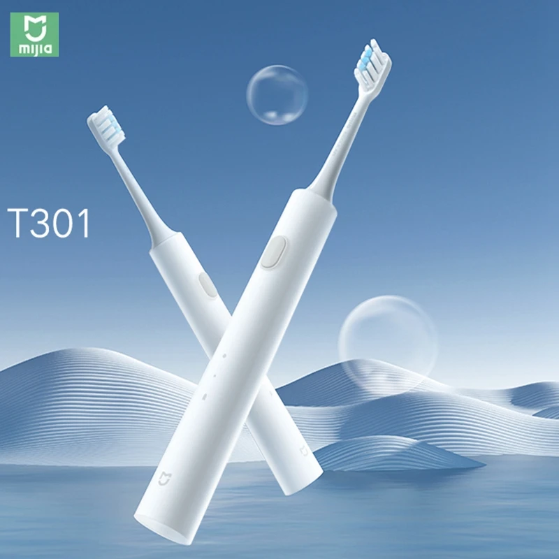 100% Xiaomi Mijia T301 электрическая зубная щетка с низким уровнем шума Беспроводная IPX8