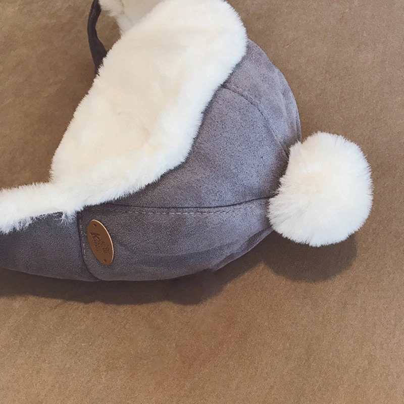 

Baby Boys Hat Winter Warm Adjustable Plush Beanie Kids Children Toddler Ear Flap Muff Cap