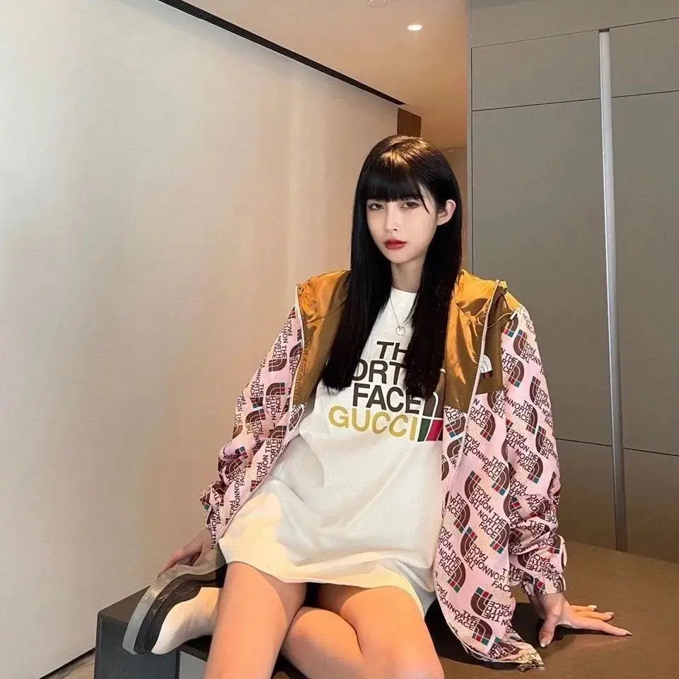 

Sunscreen coat 2021 new printed hooded sunscreen coat women