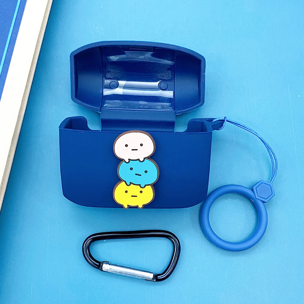 

Cute Cartoon Silicone Cover for Jabra elite 65T Case Wireless Headphone Box Bluetooth Earphone Charging Case Shell Headset Bag