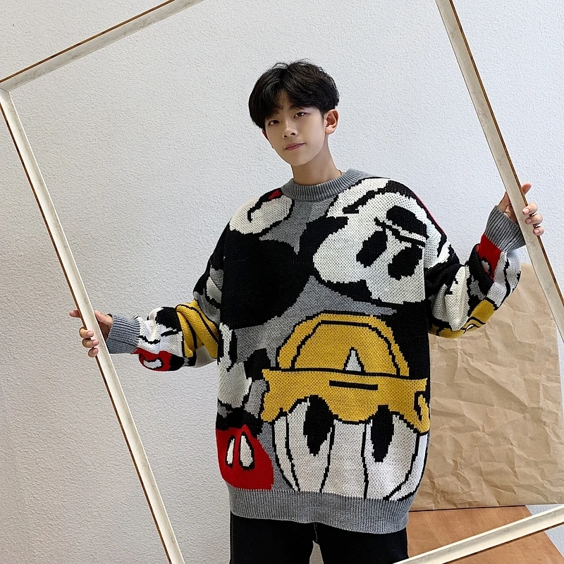 Новинка Зима 2019 корейская версия модной парной темы Высококачественный