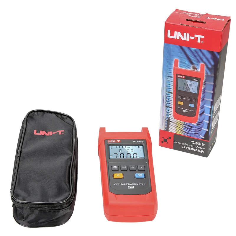 UNI-T UT692D оптический измеритель мощности диапазон измерения от-70 до 10 дБм 800-1700 нм