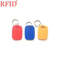 dual chip frequency 13 56mhz 125khz id ic changeable rewritable keyfob uid t5577 chip rfid card keychain access control card 1