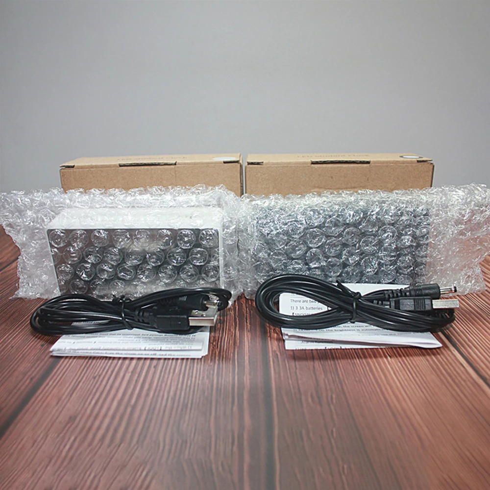 Цифровой зеркальный будильник простые настольные часы для студентов календарь