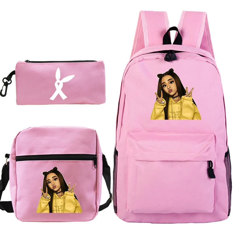 Ariana большая сумка-рюкзак Mochila 3 шт./компл. школьные рюкзаки для девочек и мальчиков рюкзак для ноутбука дорожные сумки женские рюкзаки+ ручные сумки+ сумка для ручек - Цвет: 6