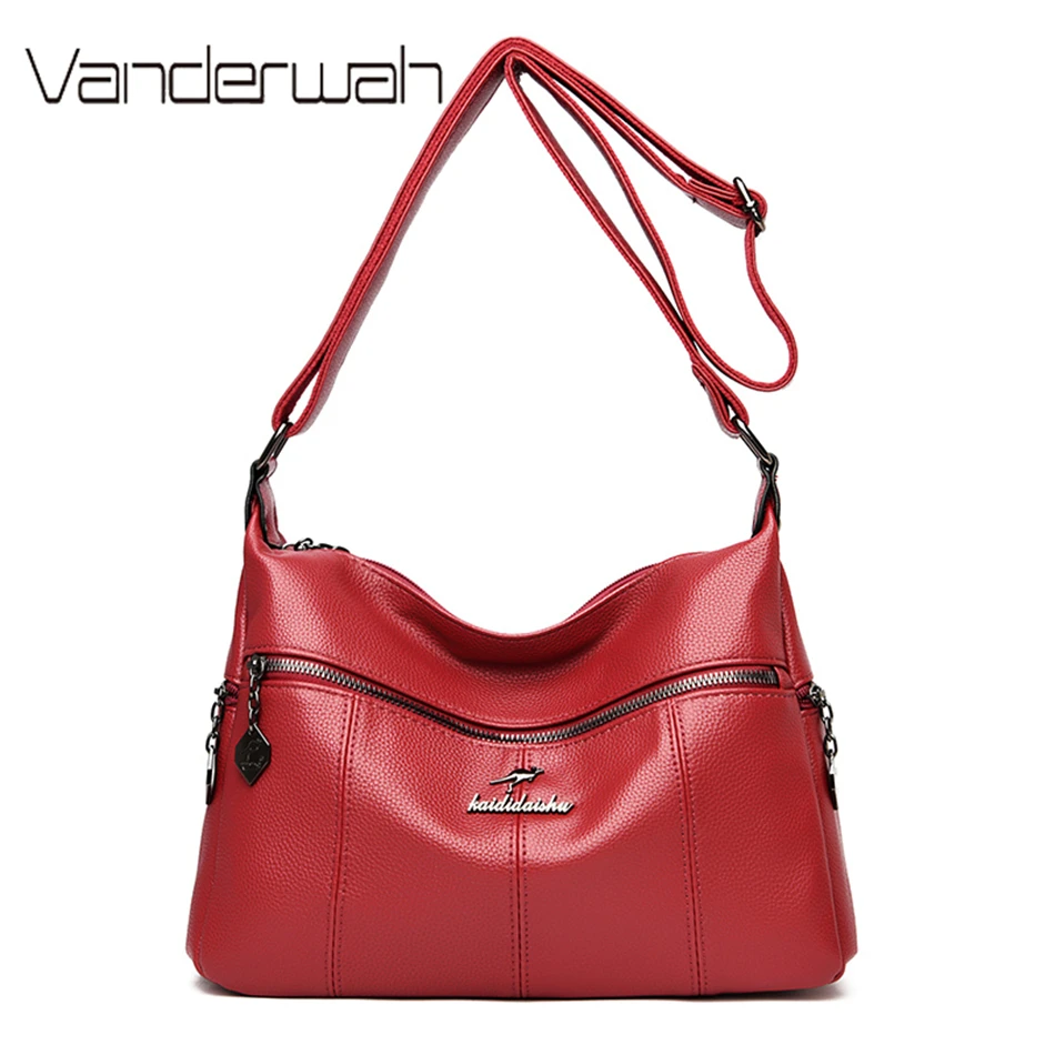 Женские сумки через плечо для женщин женская повседневная кожаная сумка