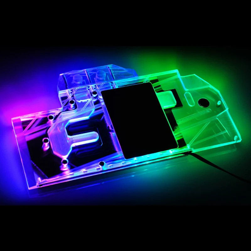 Блок водяного охлаждения Bykski совместимый MSI Geforce RTX 2080 GAMING X TRIO GPU Block поддержка