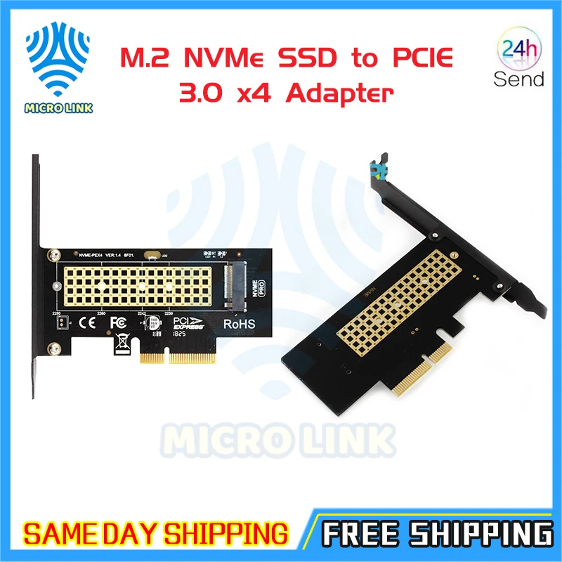 Mlc M.2 NVMe SSD Экспресс-карта M ключ к PCIE 3 0 X4 адаптер Внешний Поддержка 230-2280 Размер