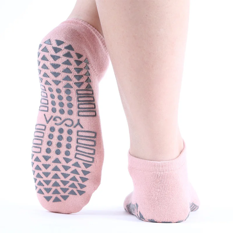 Новинка женские спортивные нескользящие носки до щиколотки с открытой спиной