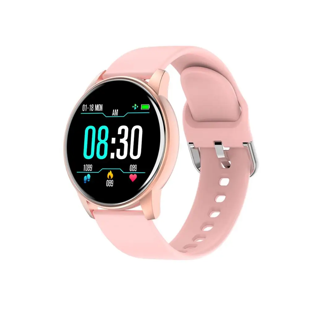 pink Keoker Q5Pro умные часы для мужчин, трекер здоровья, монитор сердечного ритма, умные спортивные часы, Android IOS, поддержка Bluetooth, музыка - Цвет: pink