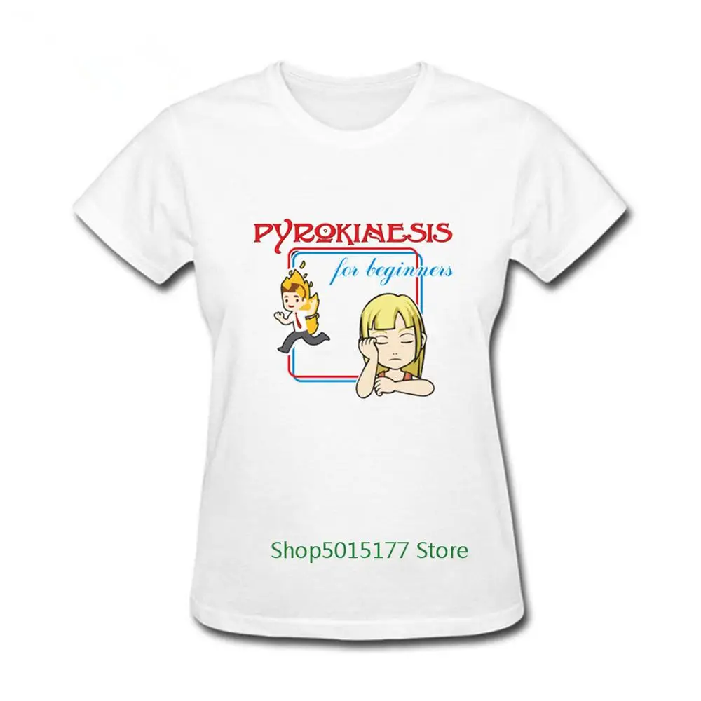 2019 Новинка с короткими рукавами женская футболка пирокинез для начинающих