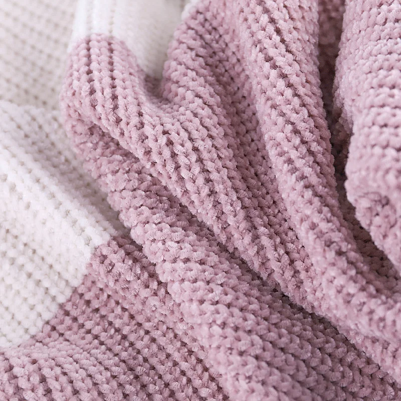 Женский трикотажный кардиган из синели Свободный вязаный свитер с длинным