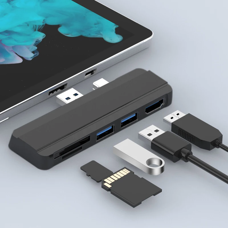 

Док-станция для Microsoft Surface Pro 4/5/6, USB 3,0