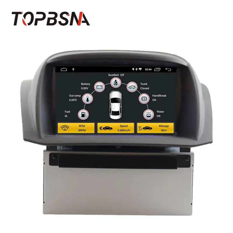 Автомобильный DVD плеер TOPBSNA мультимедийная стерео система на Android 10 с Wi Fi GPS