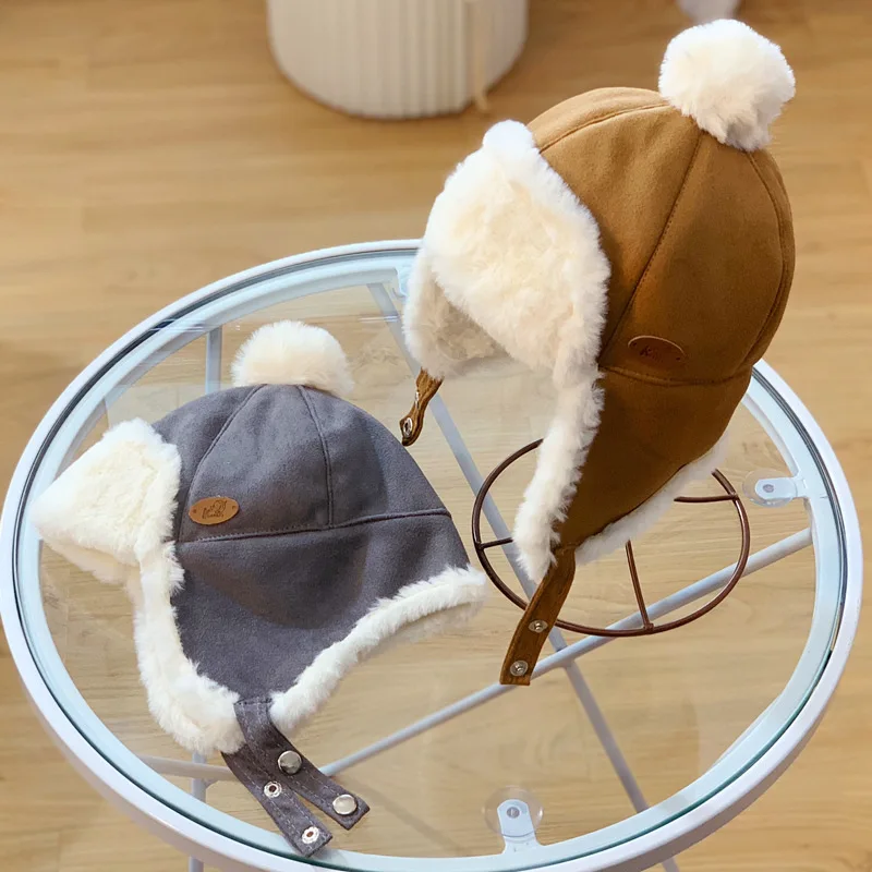 2019 новые осенние и зимние детские наушники для мальчиков девочек шапка Lei Feng в