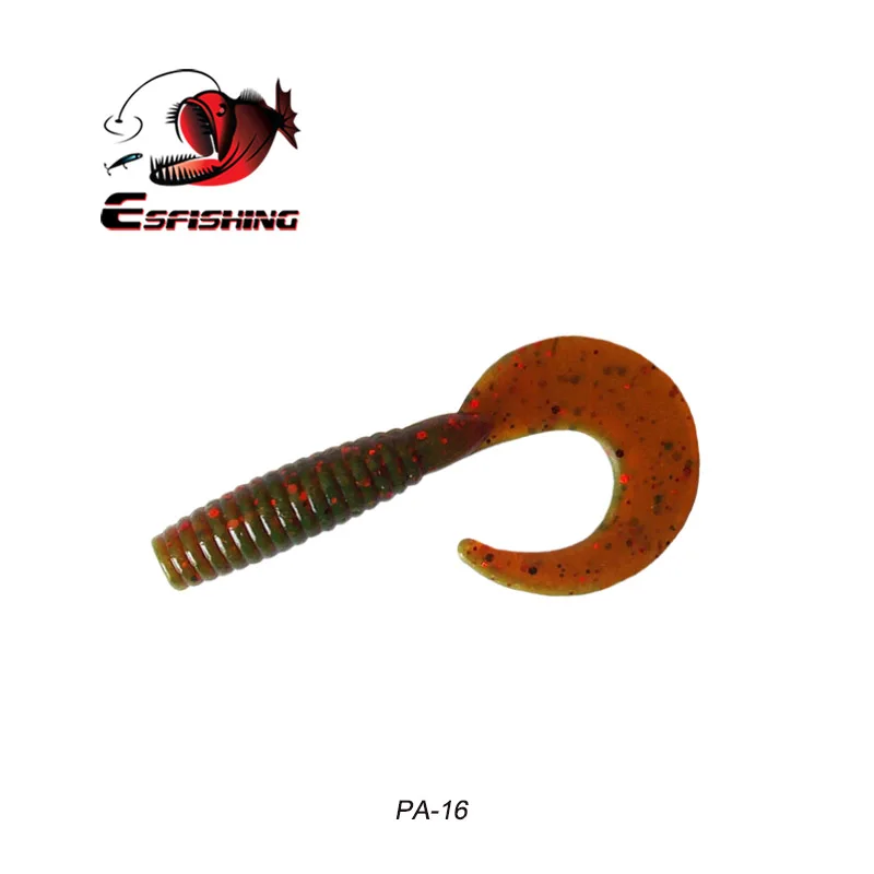 KESFISHING рыболовные приманки с одним хвостом CT60 60 мм 1 8 г 10 шт. Мягкая приманка для