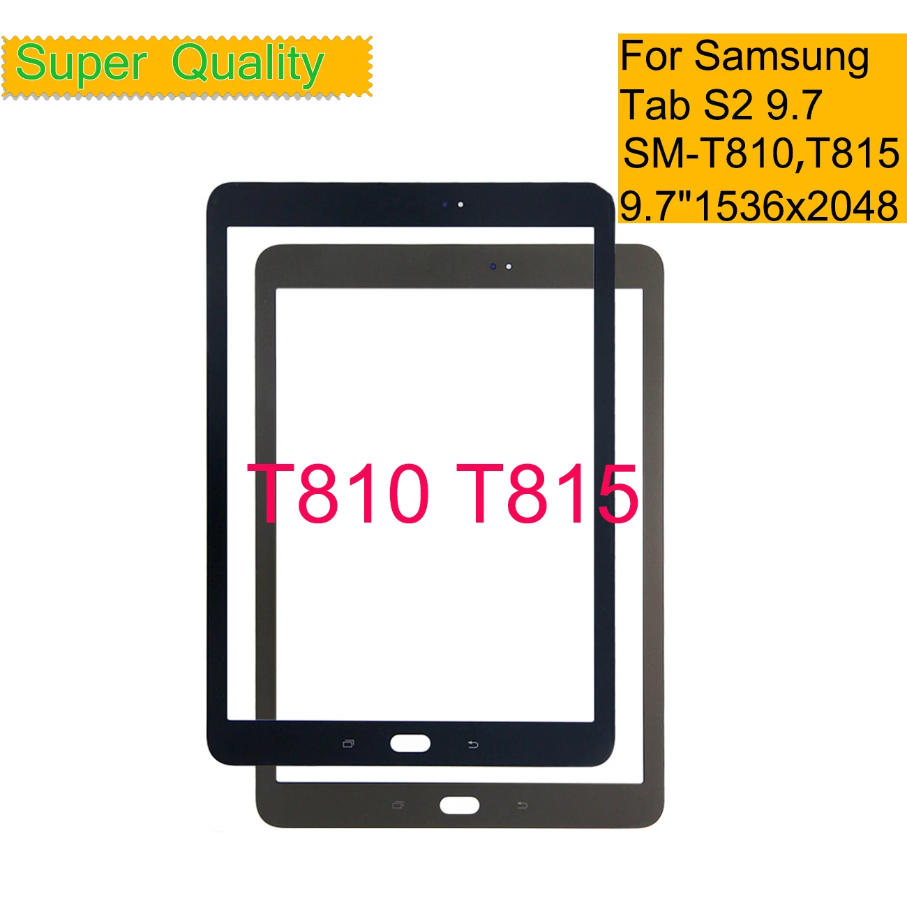 10 шт./лот для Samsung Galaxy Tab S2 9. 0 T810 T813 T815 T819 Сенсорная панель планшета передняя