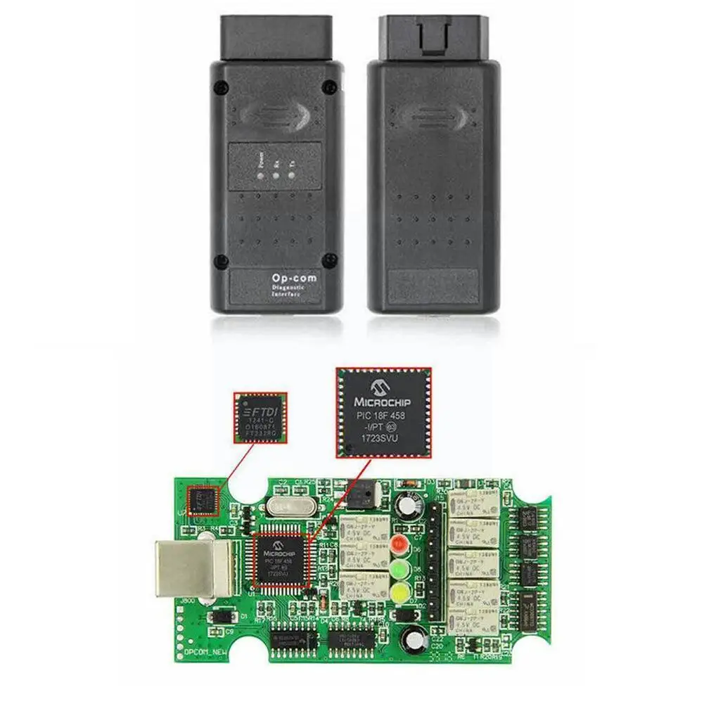 

V1.99 OPCOM V1.59 V1.70 OP COM V1.78 OPCOM V1.95 OP-COM Interface CANBUS OBD2 Scanner For Opel Tool Diagnostic L6L1 C6B4