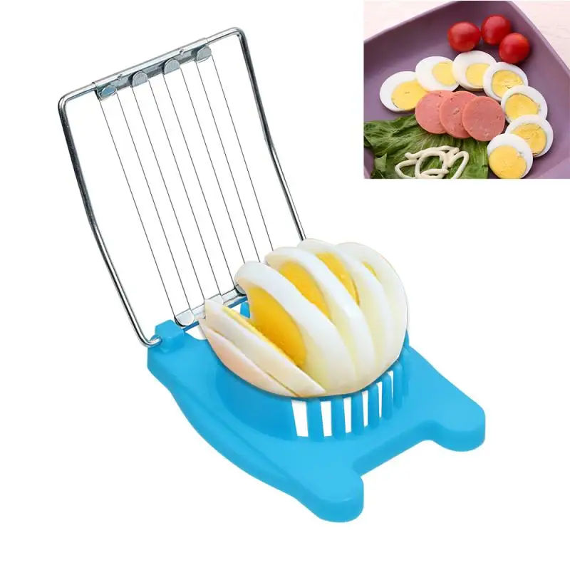 Multifunctional Egg Cutter Stainless Steel Egg Slicer Sectioner Cutter Mold Flower-Shape Luncheon Meat Cutter Kitchen Gadgets