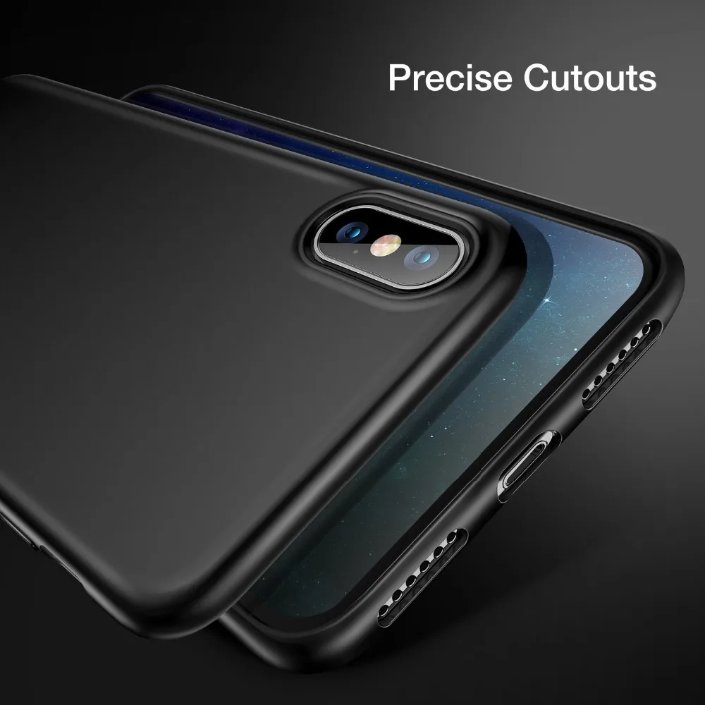 ESR чехол для телефона для iphone X ультратонкий милый мягкий чехол из ТПУ для Apple iphone X 10 Модный гибкий чехол