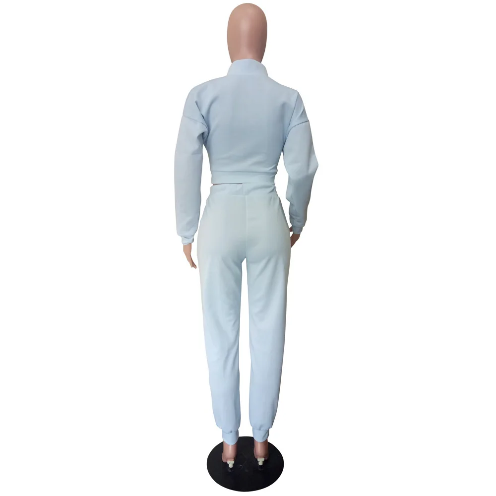 

US and European women's wear Amazon EBAY instant sale top lace-up fashion personality leisure suit