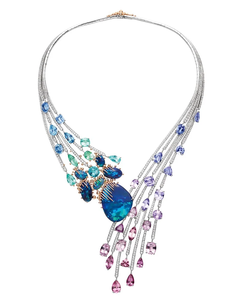 

Luxury fashion women party wedding zircon necklace jewelry 210324-40
