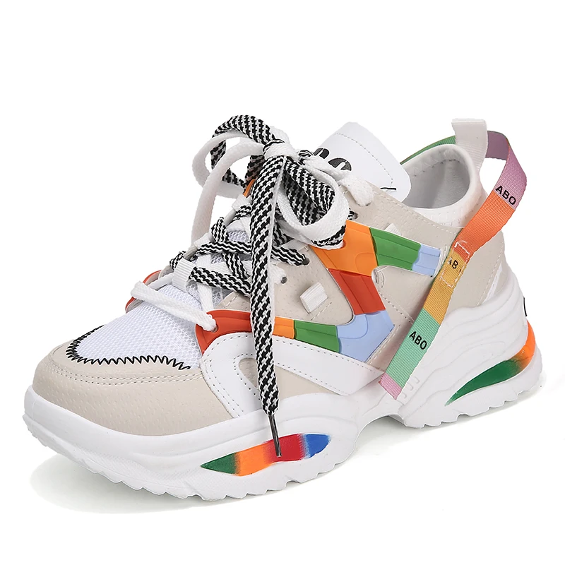 Новинка 2020 стильная женская спортивная обувь увеличивающая рост 6 см женские