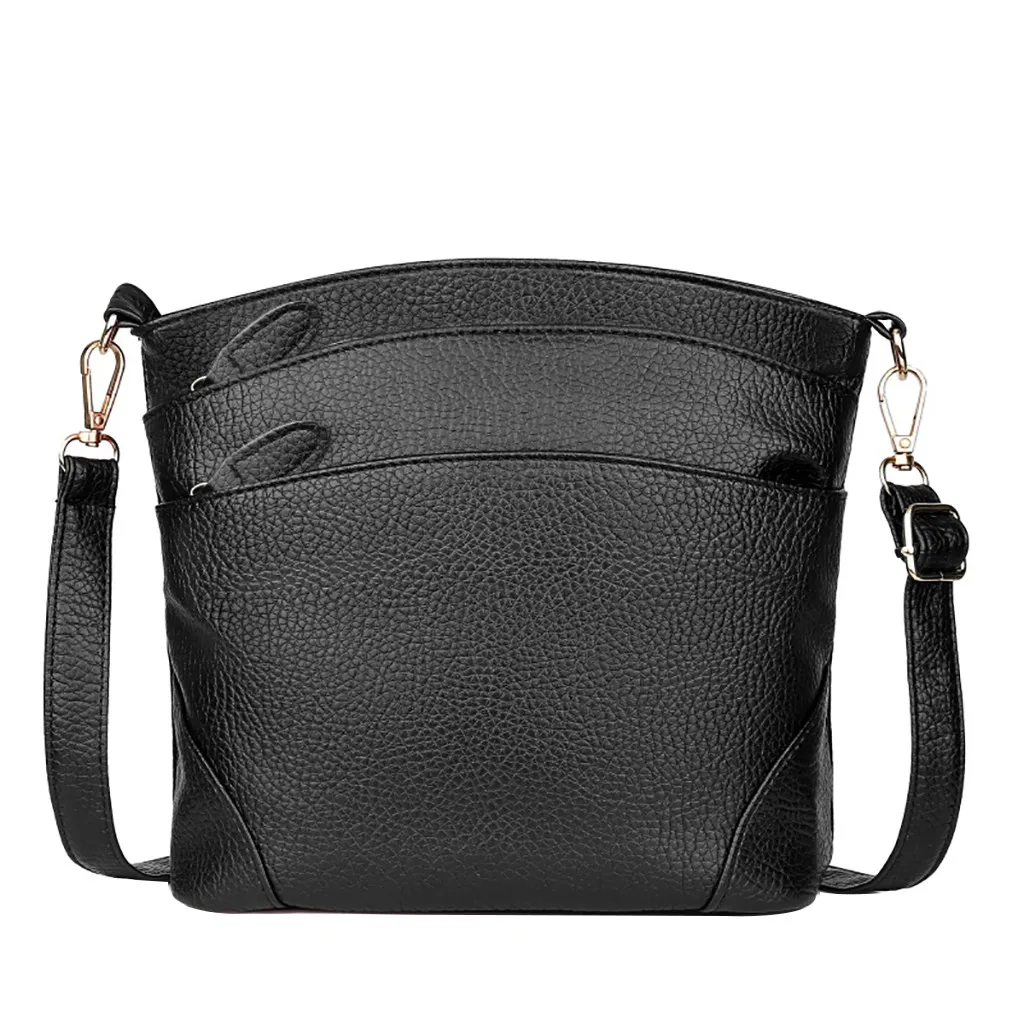 Женская сумка мессенджер из ПУ кожи на молнии|Сумки с ручками| |