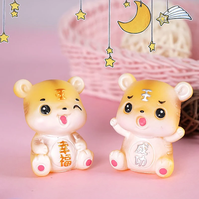 

1× Funny Decorative Lovely Durable Resin Ornaments Animal Decorations Car Decor