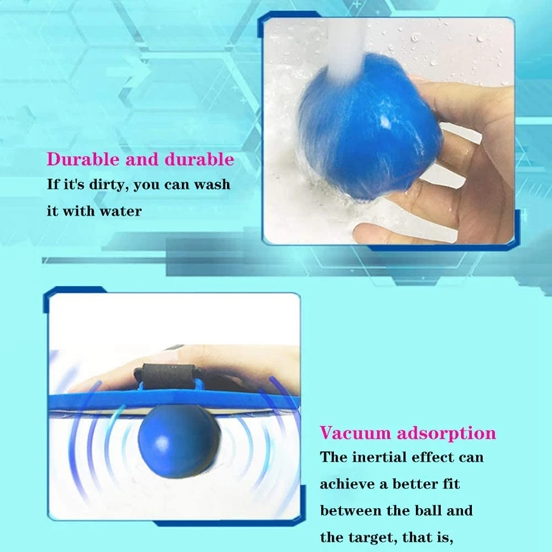 

3Pcs Magic Happy Sticky Ball Globbles Vent Ball, Strong Viscosity and Can Washable, Home Party Xmas Decorations
