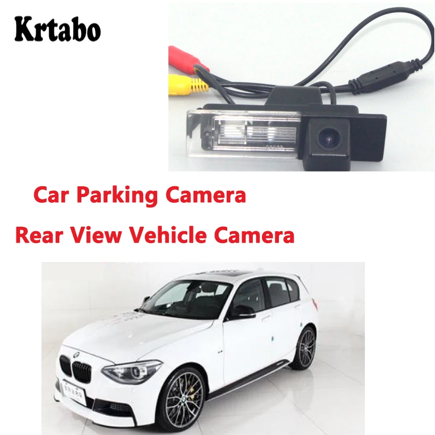 

Krtabo Full Hd night vision Back Up Reverse Camera For BMW 125i 2013 waterproof Wide angle Rear View Camera