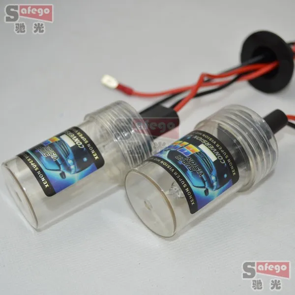 Safego DC 55 Вт HID Ксеноновые фары H1 H3 H4 H7 H8 H9 H11 9005 9006 HB2 HB3 HB4 Singel луч для автомобильных мотоциклов лампы 12 В~ 24 В