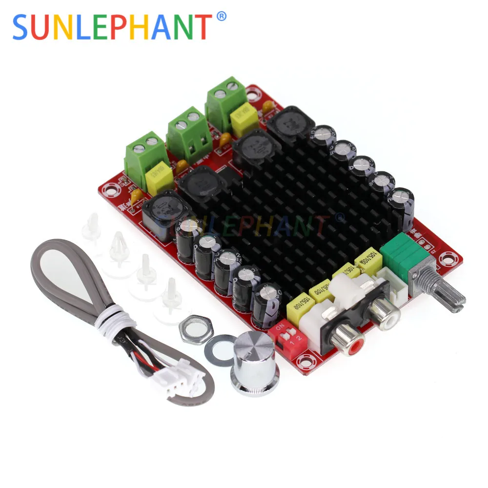 

TDA7498 DC 14-34 в, Плата усилителя класса D 2X100W, двухканальная плата стереоусилителя