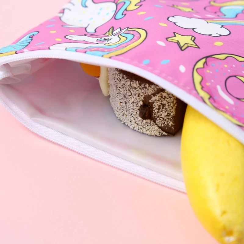 Простые современные Многоразовые Пакеты для закусок 3 шт. 5 различных стилей | Дом