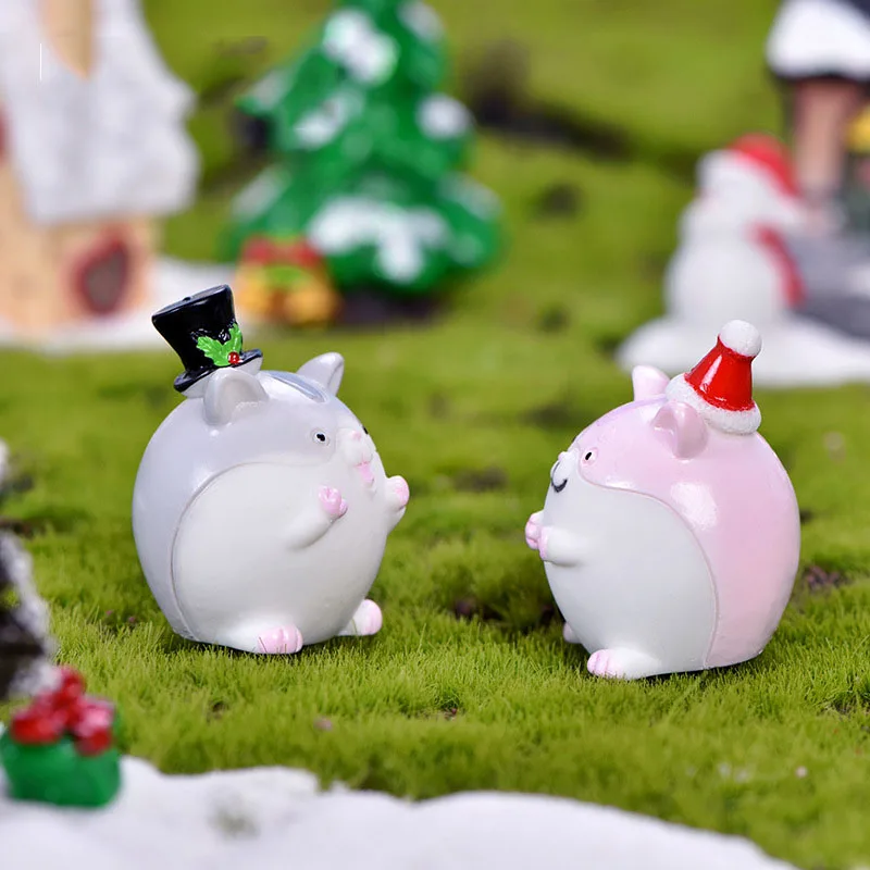 Мини Totoro аксессуары для украшения дома офисный стол Декор микро Ландшафтные