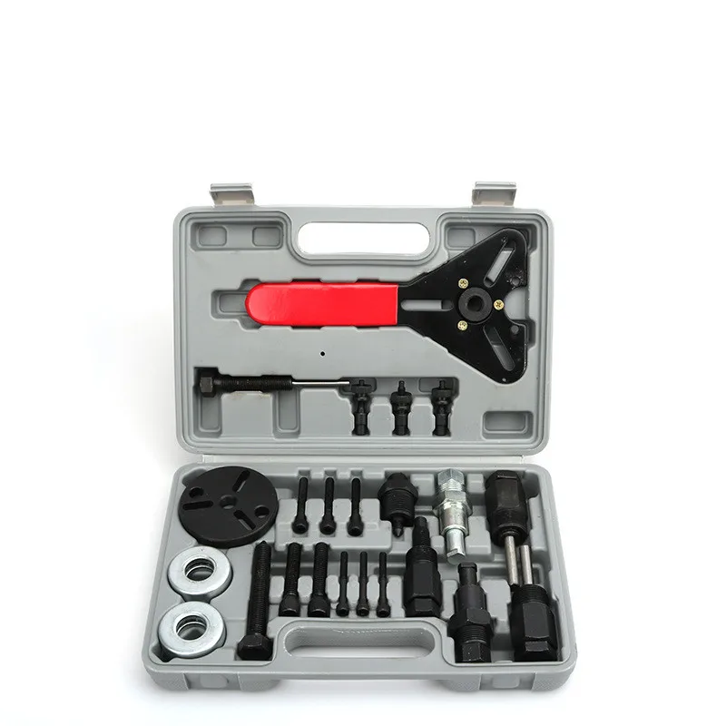 

Инструмент для ремонта автомобильного кондиционера, 23 шт., подшипник сцепления, инструмент для разборки насоса холодного воздуха, присоска