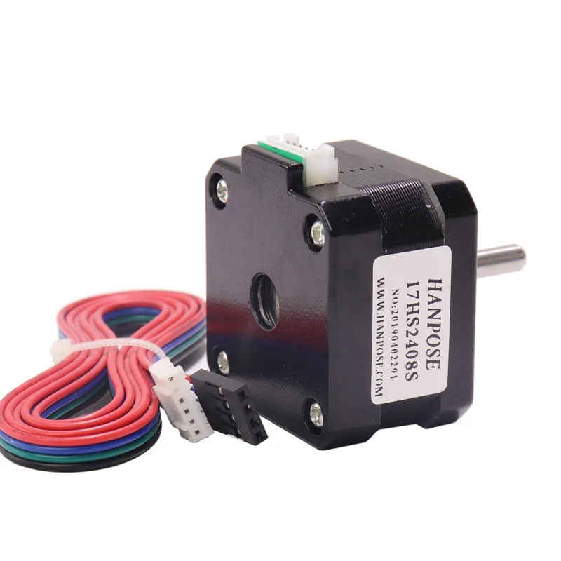 Шаговый двигатель Nema17 12 Н. См 42 17HS2408S 4-lead с DuPont line 0.6A CE ROSH ISO CNC лазерный