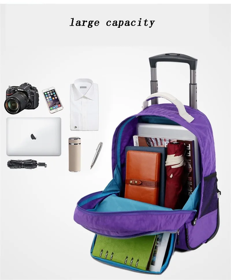 Чемодан на колёсиках рюкзак для путешествий плечевые рюкзаки вместительные