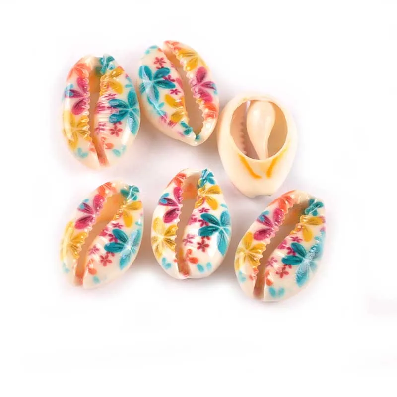 10 шт. модные натуральные бежевые морские ракушки для ювелирных изделий ручной