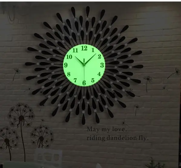 Современные дизайнерские настенные часы 3d Роскошные художественные большие