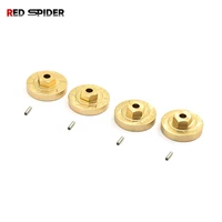 4pcs 4mm wheel weights brass counterweight coupler wheel weights for 124 axial scx24 90081 rc model car accessories