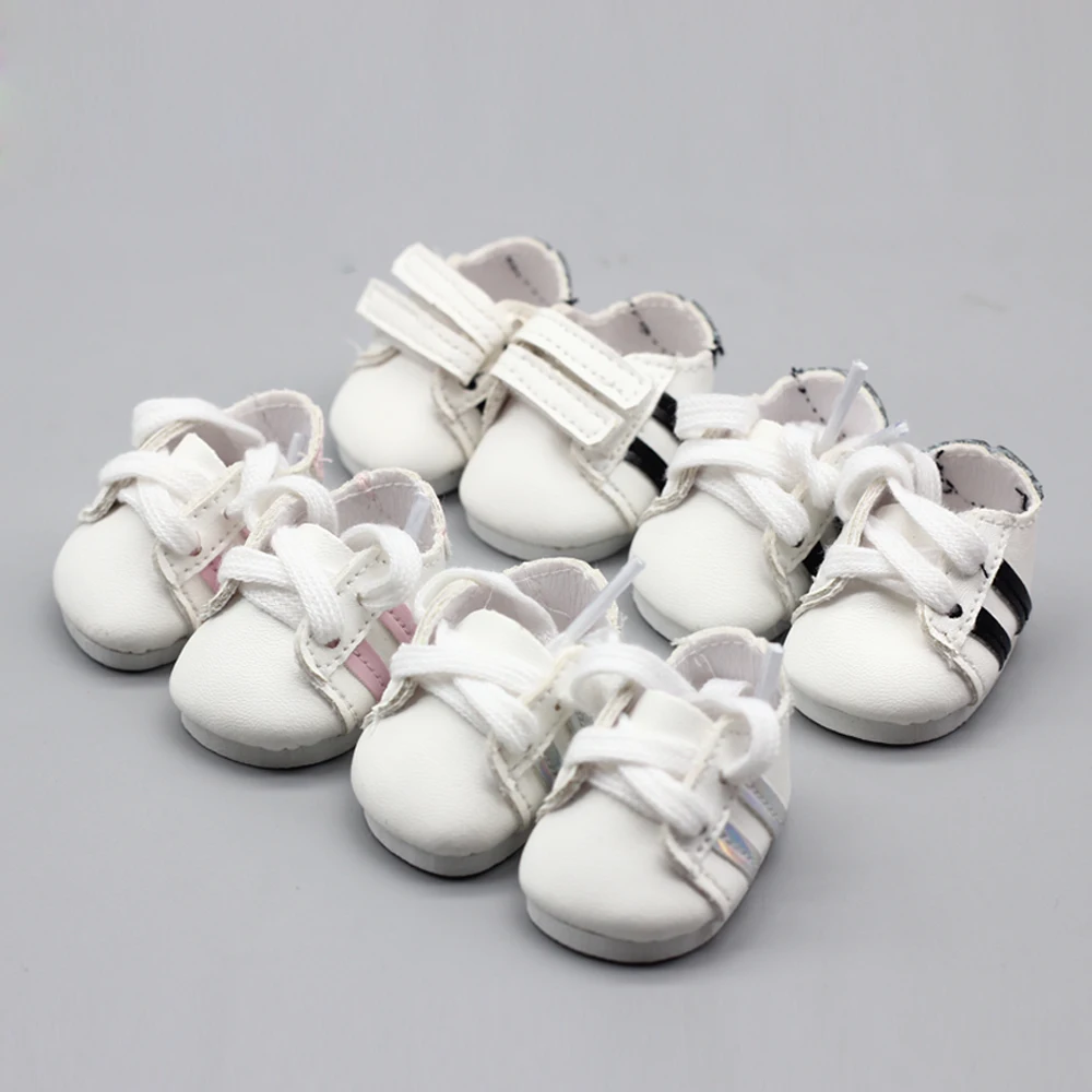 

4,5*2,7 см, 1 пара, модная спортивная обувь для кукол BJD, для 14-дюймовой куклы, подходит для куклы EXO 15 см, аксессуары для игрушечной обуви
