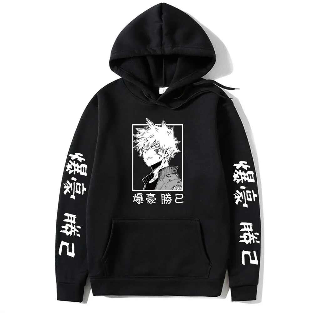 Толстовка с капюшоном My Hero моя геройская Академия Katsuki Bakugo толстовка унисекс