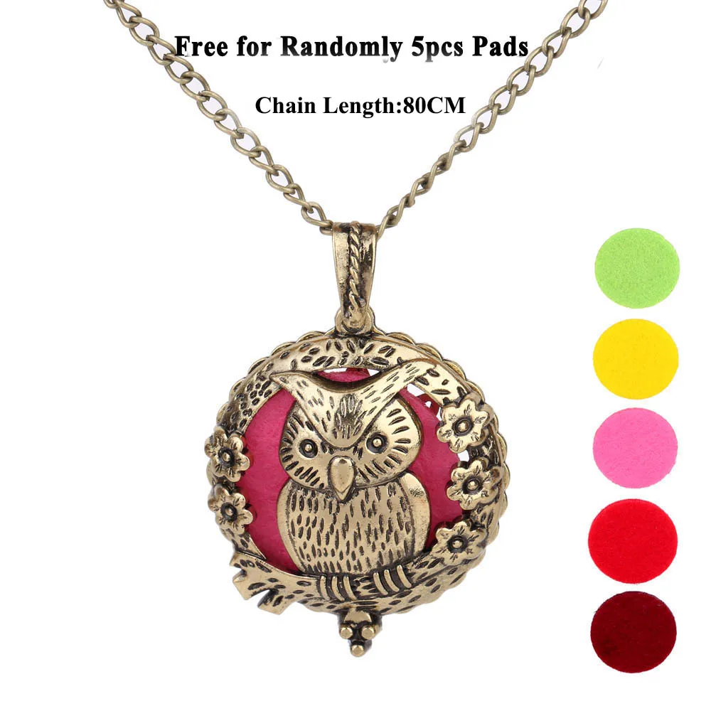 Винтажный диффузор подвеска для ароматерапии ожерелье медальон духов античное