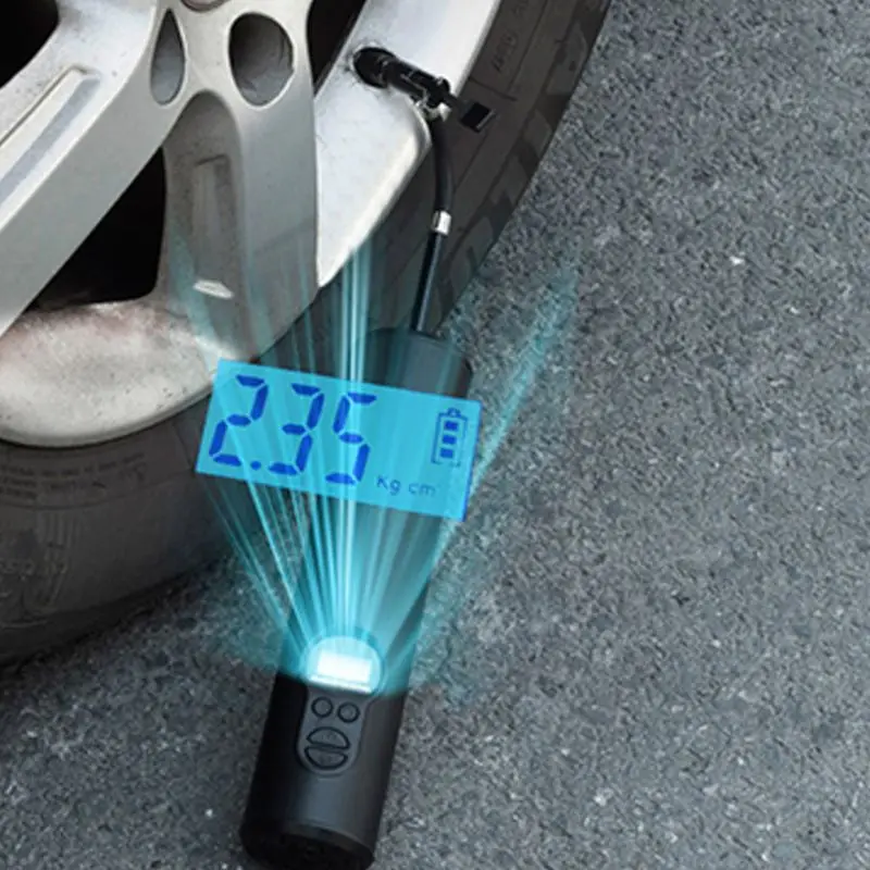 

2021 New Multifunctional 12V Car Wireless Electric Digital Air Pump Preset Tire Pressure