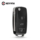 Чехол для автомобильного ключа KEYYOU HU66 для VW Volkswagen Golf Santana Jetta