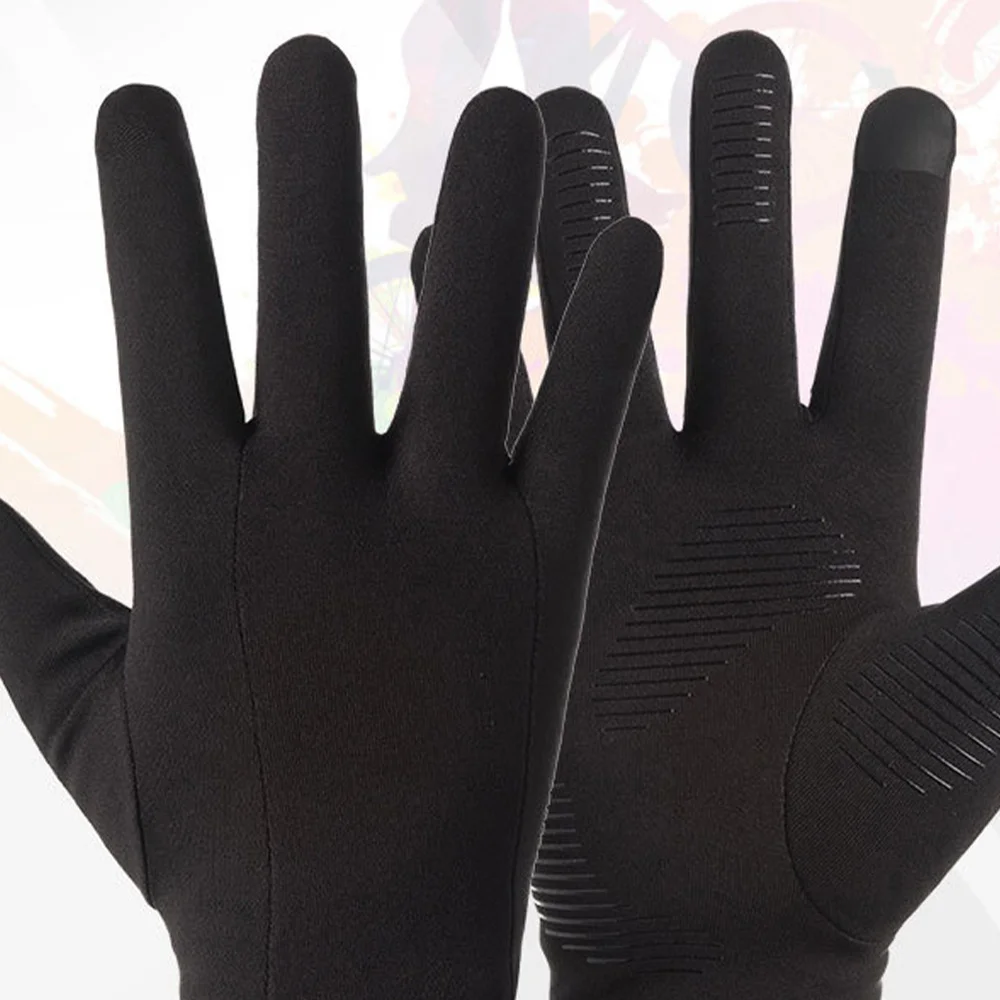 

1 Pair of Thicken Plush Waterproof Touch Screen Finger Winter Warm Hands Protection Cover for Outdoor Driving Ridi