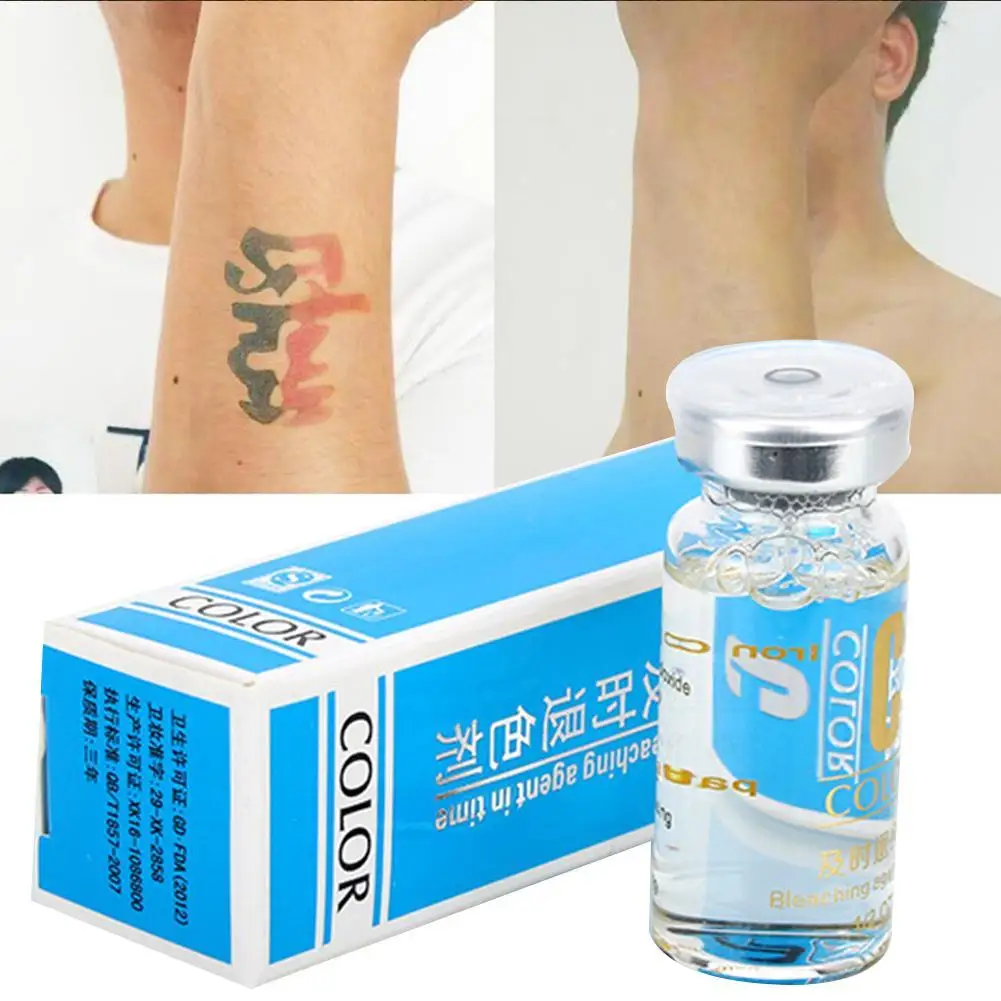10ML Quick Tattoo Removal Cream Tattoo Color Fade For Modify Time New In Fading Eyebrow Bleaching Eyeliner Error Agent Lips